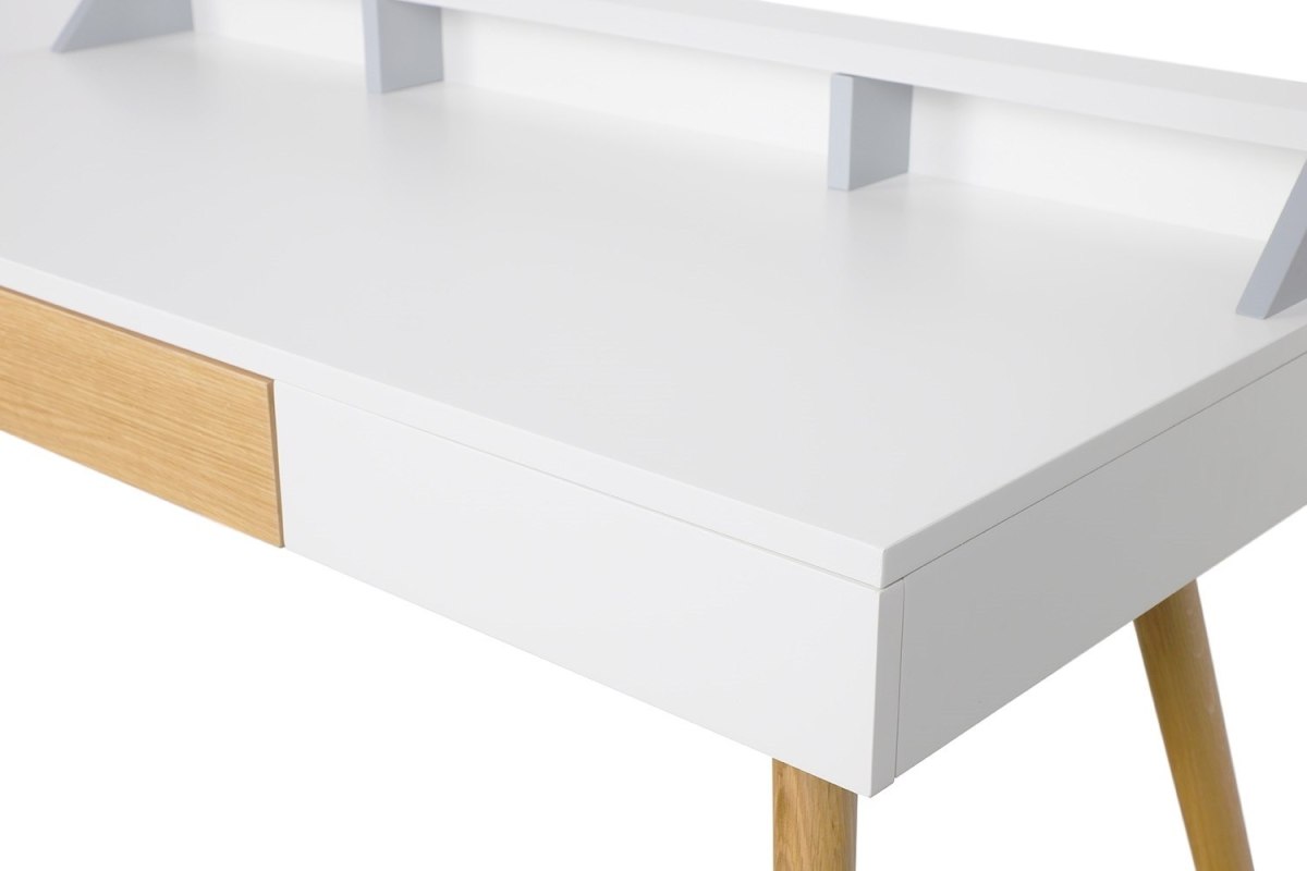 Emaga Biurko Skans białe dąb